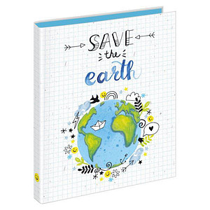 Image VELOFLEX Save the earth Ringbuch 2-Ringe Motiv 2,0 cm DIN A4