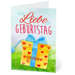 Image LUMA Gutschein Geschenk DIN B6