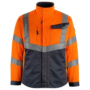 Image MASCOT® unisex Warnjacke Oxford  orange, schwarzblau Größe XL