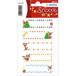 Image HERMA Weihnachts-Geschenkesticker DECOR "Little Rudolph