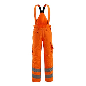 Image MASCOT® unisex Warnschutz-Latzhose Ashford  fluororange Größe XL