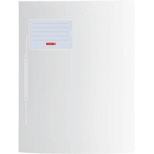 Image BRUNNEN Schnellhefter FACT! Kunststoff weiß transluzent DIN A4