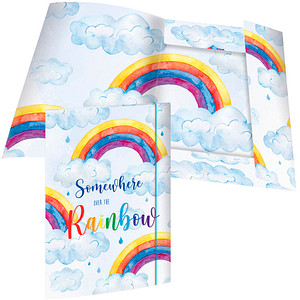 Image RNK Verlag Zeichnungsmappe "Over the Rainbow", DIN A4