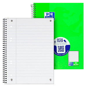 Image Oxford Collegeblock, DIN A5+, liniert, 80 Blatt, Rand links