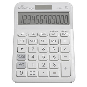 Image MediaRange MROS191 Tischrechner weiß
