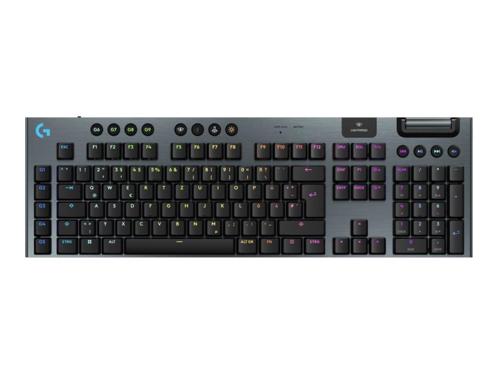 Image LOGITECH G915 X LIGHTSPEED Wireless Gaming Keyboard Black (DE)
