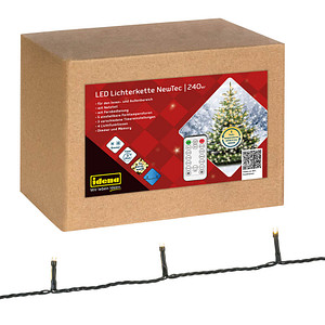 Image Idena NewTec 240er LED Lichterkette grün 31,9 m