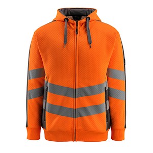 Image MASCOT® unisex Warnschutz-Langarmshirt Corby warnorange, anthrazit Größe S