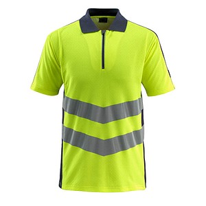 Image MASCOT® unisex Warnschutz Shirt Murton gelb, schwarzblau Größe L