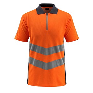 Image MASCOT® unisex Warnschutz Shirt Murton orange, schwarzblau Größe S