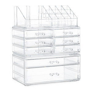 Image relaxdays Make-Up-Organizer transparent