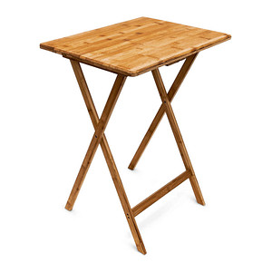 Image relaxdays Beistelltisch Holz braun 48,0 x 38,5 x 63,0 cm