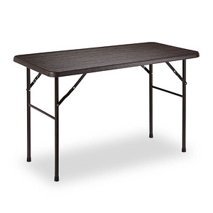 Image relaxdays Gartentisch braun rechteckig 120,0 x 60,0 x 74,0 cm