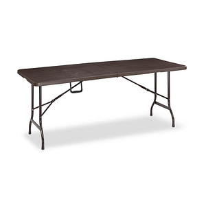 Image relaxdays Gartentisch BASTIAN braun rechteckig 180,0 x 74,0 x 73,0 cm