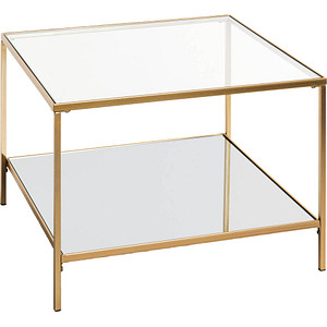 Image HAKU Möbel Beistelltisch Spiegel gold 60,0 x 60,0 x 45,0 cm