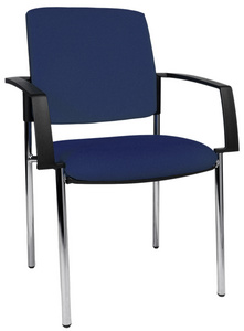 Image Topstar Besucherstuhl "BtoB 10 Polster", blau