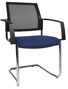 Image Topstar Besucherstuhl "BtoB 20 Netz", blau