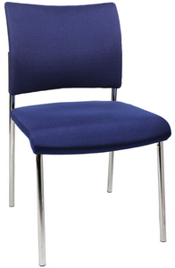 Image Topstar Besucherstuhl "Visit 10 Polster", blau