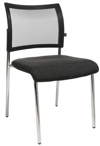 Image Topstar Besucherstuhl "Visit 10 Netz", anthrazit