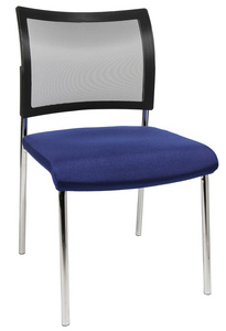 Image Topstar Besucherstuhl "Visit 10 Netz", blau