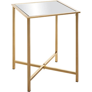 Image HAKU Möbel Beistelltisch Spiegel gold 39,0 x 39,0 x 53,0 cm