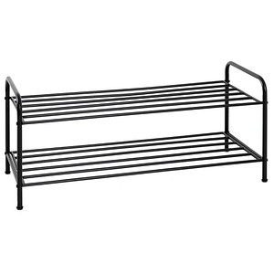 Image HAKU Möbel Schuhregal schwarz 83,0 x 35,0 x 37,0 cm