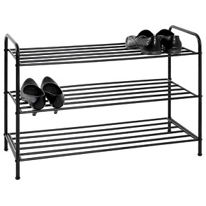 Image HAKU Möbel Schuhregal schwarz 83,0 x 35,0 x 58,0 cm