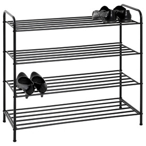 Image HAKU Möbel Schuhregal schwarz 83,0 x 35,0 x 78,0 cm