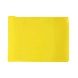 Image HERMA Heftumschlag PLUS quer transparent gelb Kunststoff DIN A5