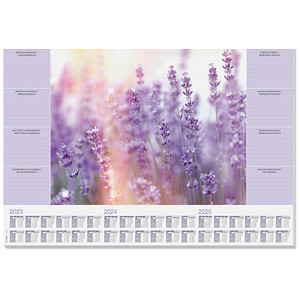 Image SIGEL Schreibtischunterlage Lavendel lila 30 Blatt