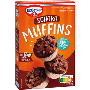 Image Dr.Oetker Schoko Muffins Backmischung 345,0 g