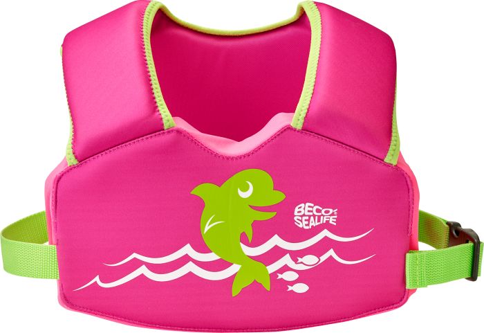 Image BECO Mädchen Kinder-Schwimmweste Sealife pink Größe individuell einstellbar
