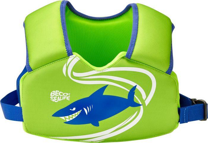 Image BECO unisex Kinder-Schwimmweste Sealife grün Größe individuell einstellbar