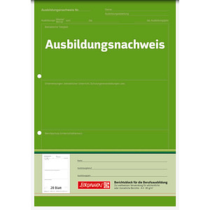 Image BRUNNEN Ausbildungsnachweis, wöchentliche/monatliche Eintragungen Formularbuch
