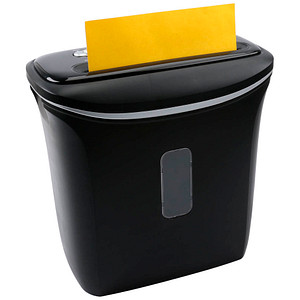 Image GENIE 480 X Aktenvernichter mit Partikelschnitt P-4 4 x 35 mm 8 Blatt schwarz