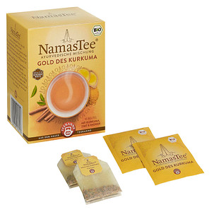 Image TEEKANNE NamasTee® Gold des Kurkuma Bio-Tee 15 Portionen