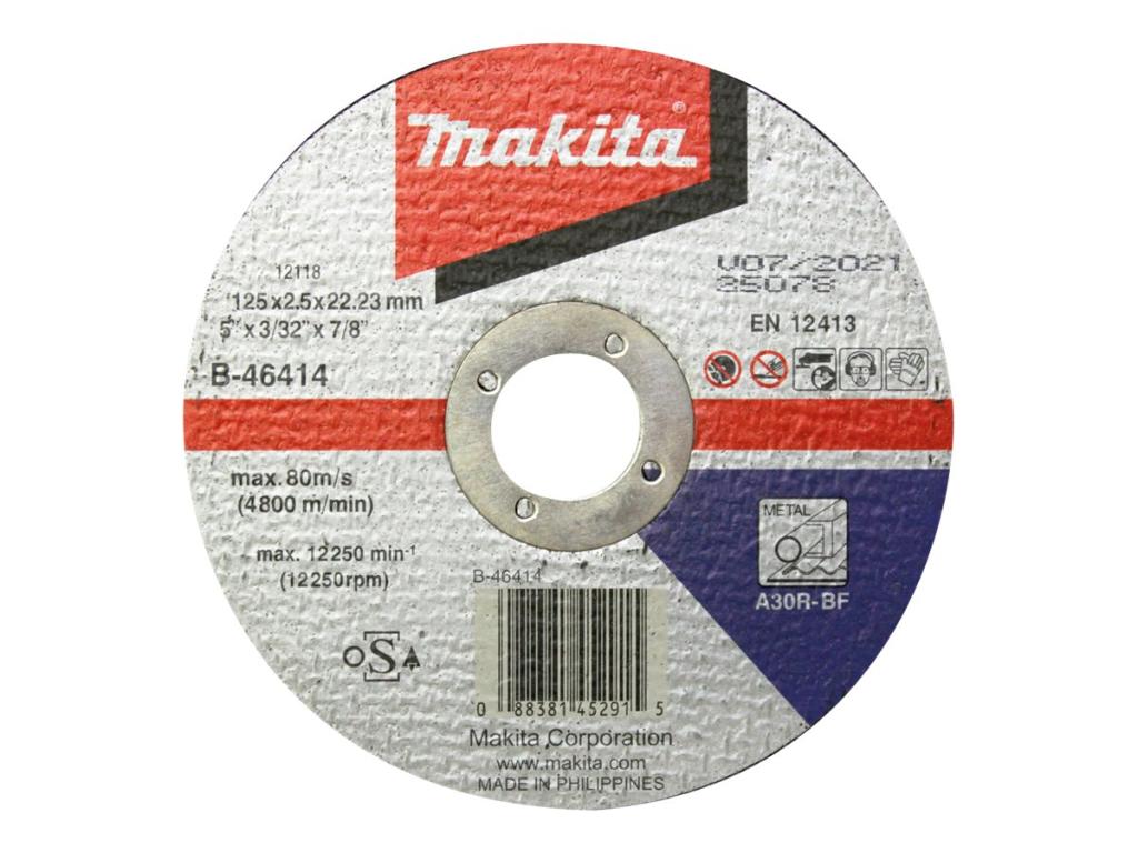 Image MAKITA - Schneidscheibe - für Metall - 125 mm - Körnung: A30R-BF