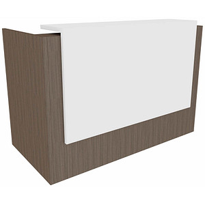 Image Quadrifoglio Empfangstheke eukalyptus, weiß 166,0 x 88,0 x 113,0 cm