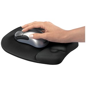 Image Fellowes Mousepad mit Handgelenkauflage Memory Foam schwarz