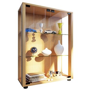 Image VCM my home Sintalo Vitrine buche 2 Fachböden