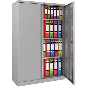 Image phoenix Aktenschrank SCL1491, aus Stahl, lichtgrau