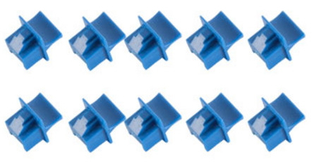 Image S-CONN BS08-01023-10 10Stück(e) RJ45 Stecker-Staubabdeckungen (BS08-01023-10)