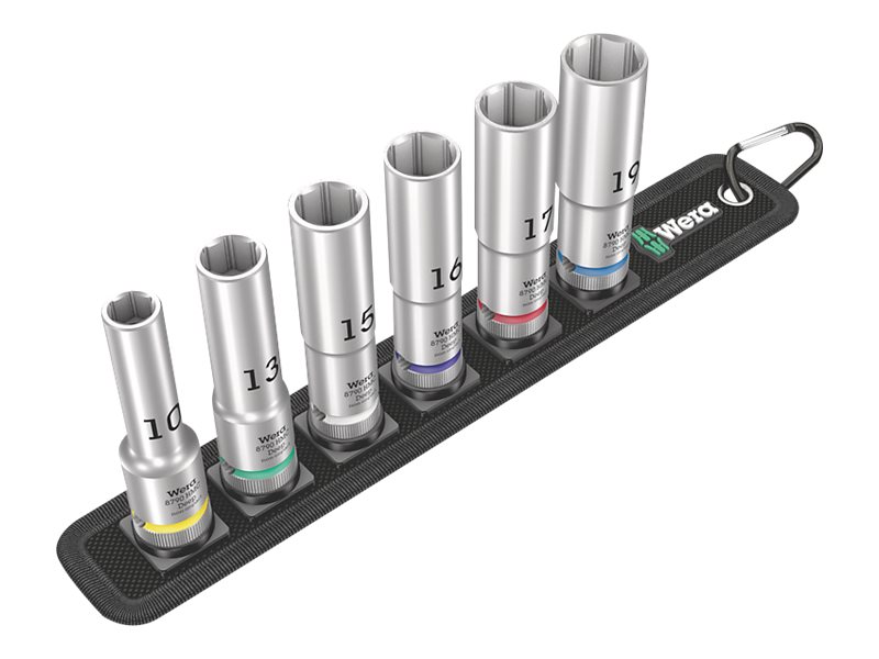 Image WERA Belt C Deep 1 05004565001 Innen-Sechskant Steckschlüsseleinsatz-Set 6teili