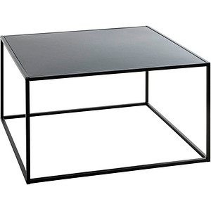 Image HAKU Möbel Beistelltisch Metall schwarz 70,0 x 70,0 x 40,0 cm