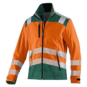 Image KÜBLER® unisex Warnjacke REFLECTIQ orange, moosgrün Größe XS