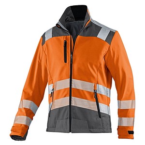 Image KÜBLER® unisex Warnjacke REFLECTIQ warnorange, anthrazit Größe XL