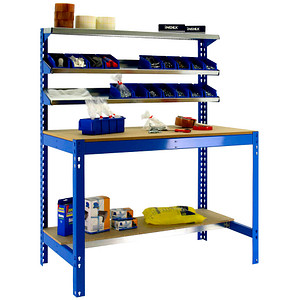 Image Simon Rack Werkbank SIMONWORK BT1 1200 blau 121,0 x 61,0 x 144,5 cm