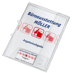 Image VELOFLEX Angebotsmappe Crystal DIN A4 transparent