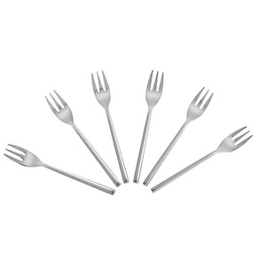 Image 6 Esmeyer Kuchengabeln SILKE silber glänzend, poliert