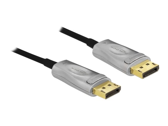 Image DeLOCK DisplayPort 1.4 Kabel 8K 60 Hz 15,0 m schwarz, 1 St.